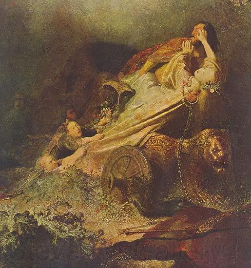 Rembrandt van rijn The abduction of Proserpina Spain oil painting art